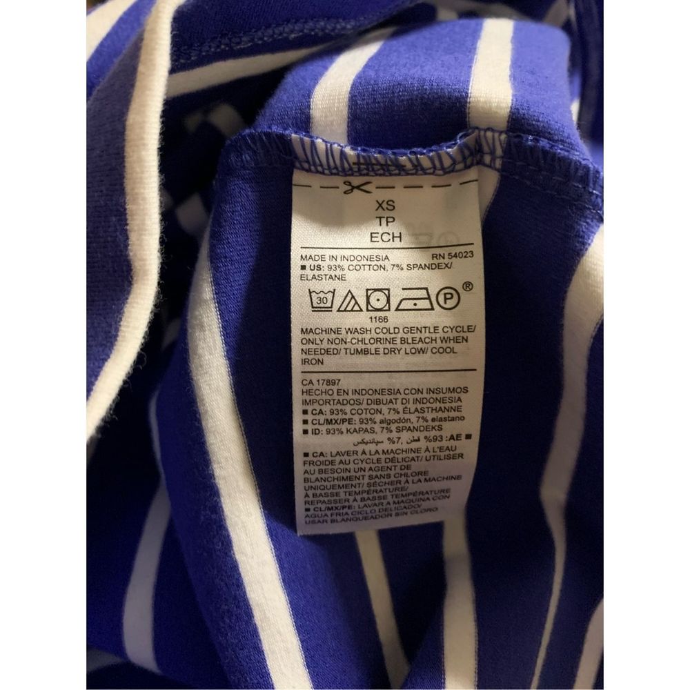 Old Navy, Women’s Blue & White Stripe Mini Dress, Size XS, NWT. - Picture 5 of 5